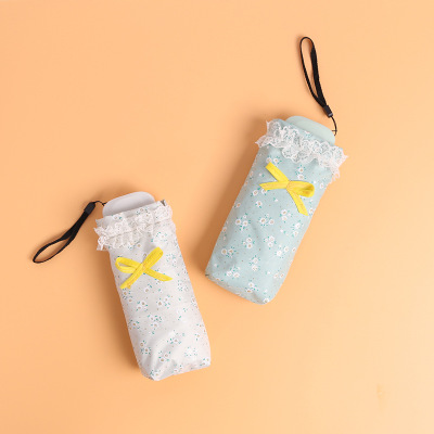 五折傘女韓國風小清新創意手機傘 超輕91香蕉国产成人APP口袋太陽傘晴雨傘