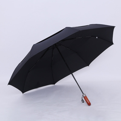 26寸全自動超大加固防風三折傘 8骨雙人超大號三人91香蕉国产成人APP傘